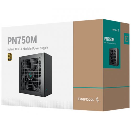 Блок живлення Deepcool GAMER STORM PN750M 750W (R-PN750M-FC0B-JGEU) купити з перевіркою сумісності: огляд, характеристики, ціна у Києві, Львові, Вінниці, Хмельницькому, Івано-Франківську, Україні | інтернет-магазин TELEMART.UA фото
