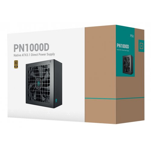 Блок живлення Deepcool GAMER STORM PN1000D V2 1000W (R-PNA00D-FC0B-JGEU-V2) купити з перевіркою сумісності: огляд, характеристики, ціна у Києві, Львові, Вінниці, Хмельницькому, Івано-Франківську, Україні | інтернет-магазин TELEMART.UA фото