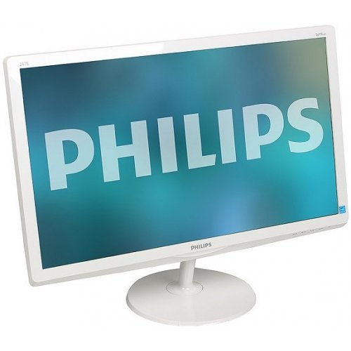 Продать Монитор Philips 23.6" 247E6EDAW/01 White по Trade-In интернет-магазине Телемарт - Киев, Днепр, Украина фото