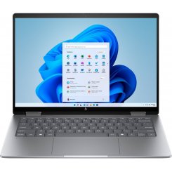 Ноутбук HP Envy x360 14-fc0009ua (B9PC4EA) Meteor Silver / 14″ (1920x1200, IPS) / Intel Core Ultra 7 155U (1.7–4.8 ГГц), 12 ядер / Intel Graphics / 16 ГБ (LPDDR5) / 1024 ГБ (SSD) / Windows 11 Home