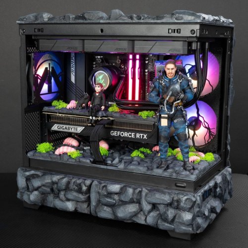 Компьютер EVOLVE SpecialPart DeathStranding 2 (EVSP-DSR780X3DA970XT-D532S1TBK) Black купить в Украине: Киев, Днепр, Харьков, Одесса  | Низкая цена, отзывы, характеристики от TELEMART фото