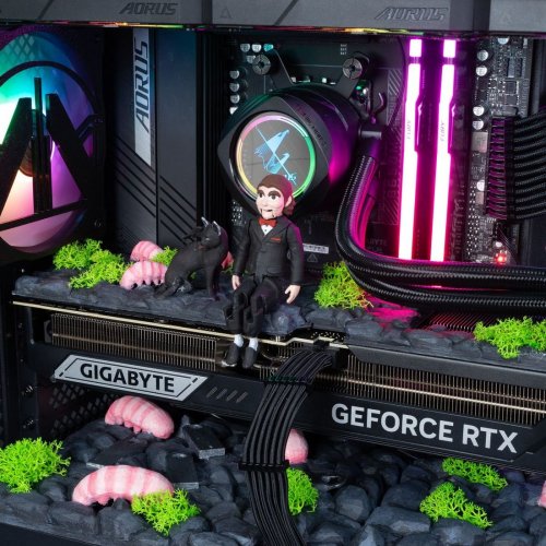 Компьютер EVOLVE SpecialPart DeathStranding 2 (EVSP-DSR780X3DA970XT-D532S1TBK) Black купить в Украине: Киев, Днепр, Харьков, Одесса  | Низкая цена, отзывы, характеристики от TELEMART фото