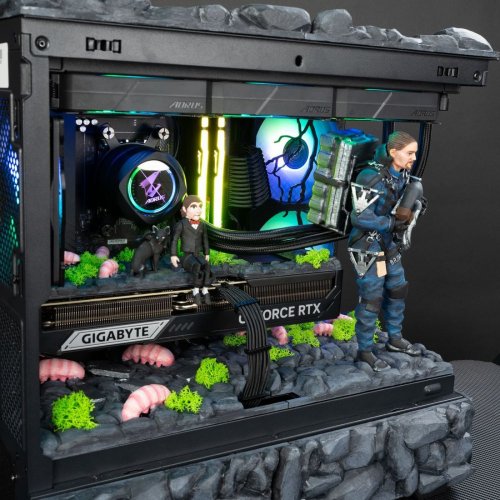 Компьютер EVOLVE SpecialPart DeathStranding 2 (EVSP-DSR780X3DA970XT-D532S1TBK) Black купить в Украине: Киев, Днепр, Харьков, Одесса  | Низкая цена, отзывы, характеристики от TELEMART фото