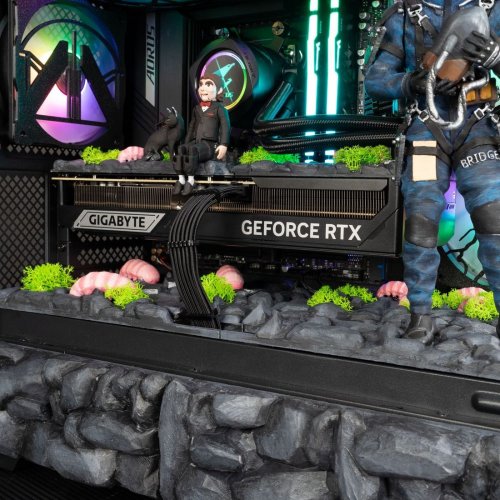 Компьютер EVOLVE SpecialPart DeathStranding 2 (EVSP-DSR780X3DA970XT-D532S1TBK) Black купить в Украине: Киев, Днепр, Харьков, Одесса  | Низкая цена, отзывы, характеристики от TELEMART фото