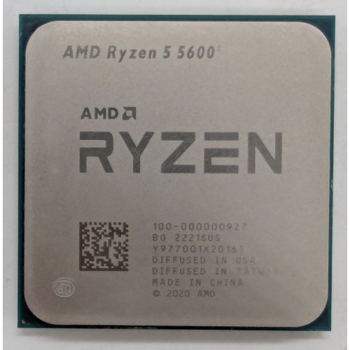Купить Процессор AMD Ryzen 5 5600 3.5(4.4)GHz 32MB sAM4 Box (100-100000927BOX) (Восстановлено продавцом, 788910) с проверкой совместимости: обзор, характеристики, цена в Киеве, Днепре, Одессе, Харькове, Украине | интернет-магазин TELEMART.UA фото