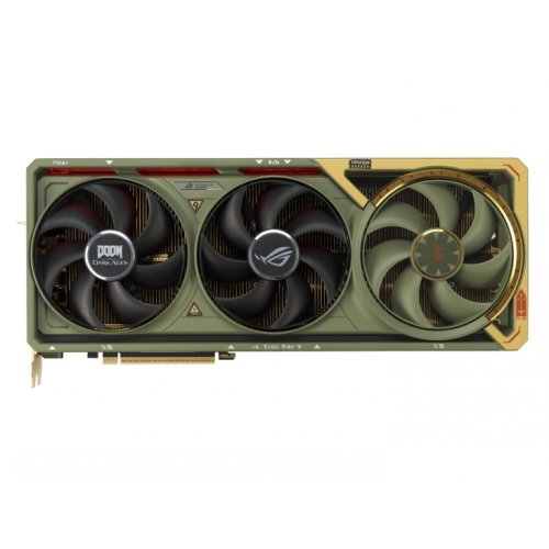 Відеокарта Asus ROG Astral GeForce RTX 5080 DOOM Edition OC 16384MB (ROG-ASTRAL-RTX5080-O16G-DOOM-EDITION) купити з перевіркою сумісності: огляд, характеристики, ціна у Києві, Львові, Вінниці, Хмельницькому, Івано-Франківську, Україні | інтернет-магазин TELEMART.UA фото