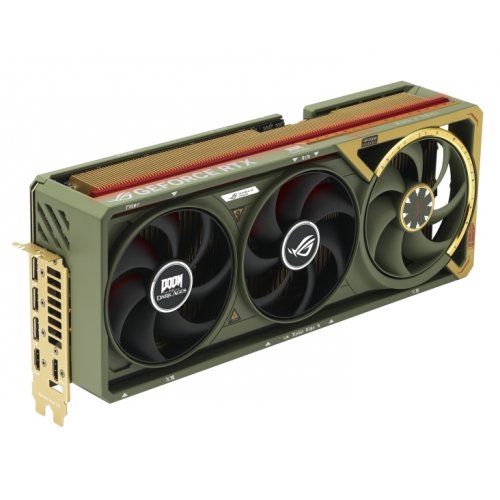 Відеокарта Asus ROG Astral GeForce RTX 5080 DOOM Edition OC 16384MB (ROG-ASTRAL-RTX5080-O16G-DOOM-EDITION) купити з перевіркою сумісності: огляд, характеристики, ціна у Києві, Львові, Вінниці, Хмельницькому, Івано-Франківську, Україні | інтернет-магазин TELEMART.UA фото