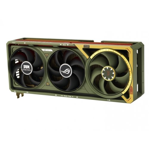 Відеокарта Asus ROG Astral GeForce RTX 5080 DOOM Edition OC 16384MB (ROG-ASTRAL-RTX5080-O16G-DOOM-EDITION) купити з перевіркою сумісності: огляд, характеристики, ціна у Києві, Львові, Вінниці, Хмельницькому, Івано-Франківську, Україні | інтернет-магазин TELEMART.UA фото