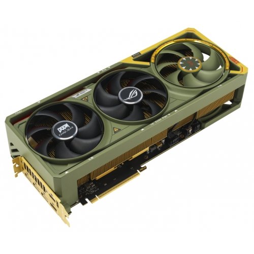 Відеокарта Asus ROG Astral GeForce RTX 5080 DOOM Edition OC 16384MB (ROG-ASTRAL-RTX5080-O16G-DOOM-EDITION) купити з перевіркою сумісності: огляд, характеристики, ціна у Києві, Львові, Вінниці, Хмельницькому, Івано-Франківську, Україні | інтернет-магазин TELEMART.UA фото