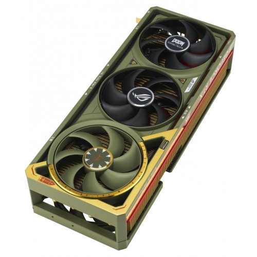 Відеокарта Asus ROG Astral GeForce RTX 5080 DOOM Edition OC 16384MB (ROG-ASTRAL-RTX5080-O16G-DOOM-EDITION) купити з перевіркою сумісності: огляд, характеристики, ціна у Києві, Львові, Вінниці, Хмельницькому, Івано-Франківську, Україні | інтернет-магазин TELEMART.UA фото