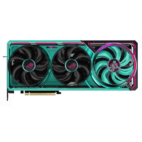 Відеокарта Asus ROG Astral GeForce RTX 5080 HATSUNE MIKU Edition OC 16384MB (ROG-ASTRAL-RTX5080-O16G-HATSUNE-MIKU-EDITION) купити з перевіркою сумісності: огляд, характеристики, ціна у Києві, Львові, Вінниці, Хмельницькому, Івано-Франківську, Україні | інтернет-магазин TELEMART.UA фото