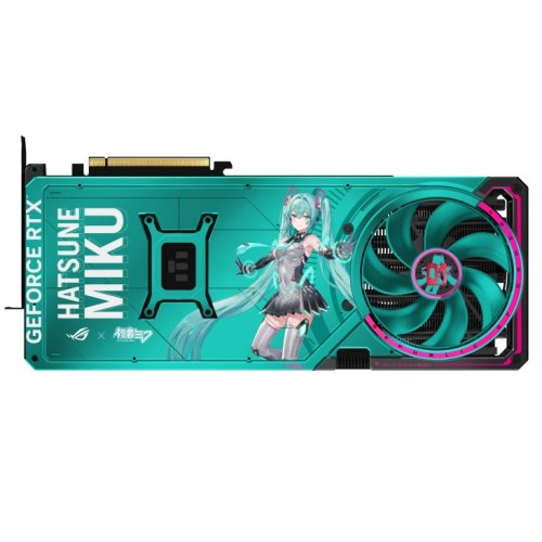 Відеокарта Asus ROG Astral GeForce RTX 5080 HATSUNE MIKU Edition OC 16384MB (ROG-ASTRAL-RTX5080-O16G-HATSUNE-MIKU-EDITION) купити з перевіркою сумісності: огляд, характеристики, ціна у Києві, Львові, Вінниці, Хмельницькому, Івано-Франківську, Україні | інтернет-магазин TELEMART.UA фото
