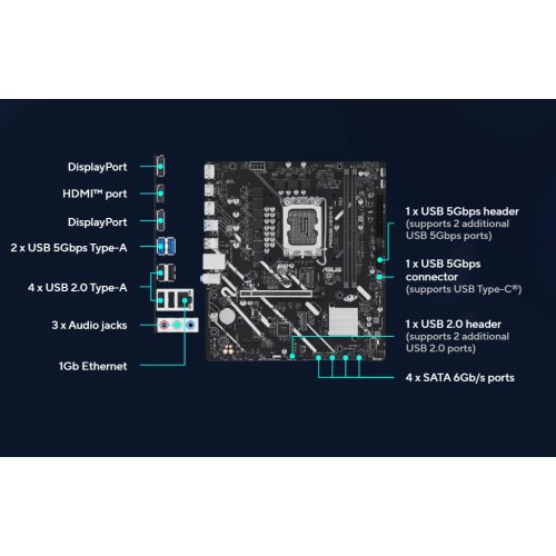 Купить Материнская плата Asus PRIME H810M-E-CSM (s1851, Intel H810) с проверкой совместимости: обзор, характеристики, цена в Киеве, Днепре, Одессе, Харькове, Украине | интернет-магазин TELEMART.UA фото