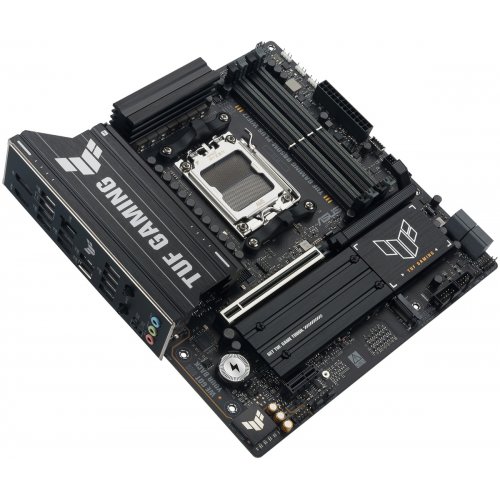Купить Материнская плата Asus TUF GAMING B850M-PLUS WIFI7 (sAM5, AMD B850) с проверкой совместимости: обзор, характеристики, цена в Киеве, Днепре, Одессе, Харькове, Украине | интернет-магазин TELEMART.UA фото