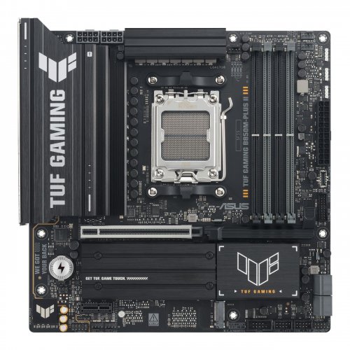 Материнська плата Asus TUF GAMING B850M-PLUS II (sAM5, AMD B850) купити з перевіркою сумісності: огляд, характеристики, ціна у Києві, Львові, Вінниці, Хмельницькому, Івано-Франківську, Україні | інтернет-магазин TELEMART.UA фото