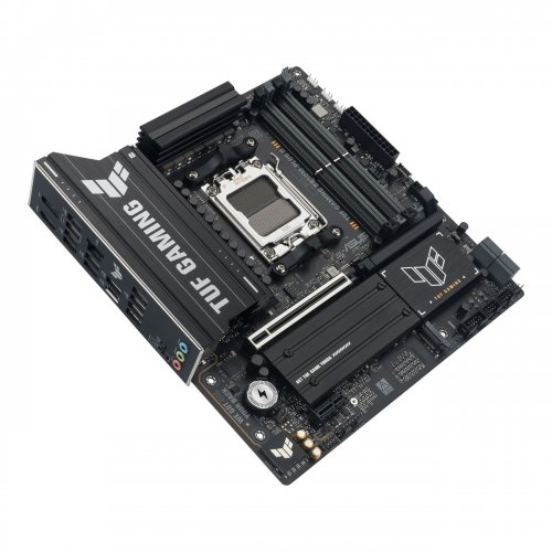 Материнська плата Asus TUF GAMING B850M-PLUS II (sAM5, AMD B850) купити з перевіркою сумісності: огляд, характеристики, ціна у Києві, Львові, Вінниці, Хмельницькому, Івано-Франківську, Україні | інтернет-магазин TELEMART.UA фото