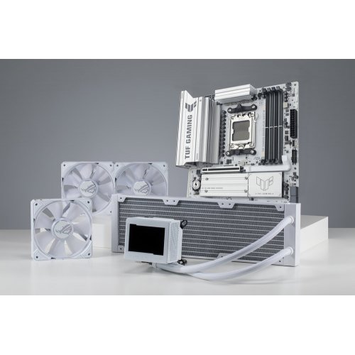 Материнська плата Asus TUF GAMING B850M-PLUS WIFI7 W (sAM5, AMD B850) купити з перевіркою сумісності: огляд, характеристики, ціна у Києві, Львові, Вінниці, Хмельницькому, Івано-Франківську, Україні | інтернет-магазин TELEMART.UA фото