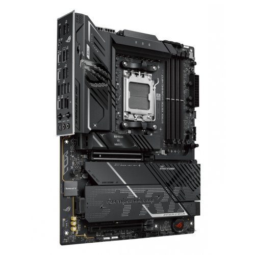 Купить Материнская плата Asus ROG STRIX X870E-H GAMING WIFI7 (sAM5, AMD X870E) с проверкой совместимости: обзор, характеристики, цена в Киеве, Днепре, Одессе, Харькове, Украине | интернет-магазин TELEMART.UA фото