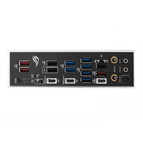 Купить Материнская плата Asus ROG STRIX X870E-H GAMING WIFI7 (sAM5, AMD X870E) с проверкой совместимости: обзор, характеристики, цена в Киеве, Днепре, Одессе, Харькове, Украине | интернет-магазин TELEMART.UA фото