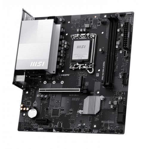 Купить Материнская плата MSI PRO H610M-A DDR4 (s1700, Intel H610) с проверкой совместимости: обзор, характеристики, цена в Киеве, Днепре, Одессе, Харькове, Украине | интернет-магазин TELEMART.UA фото