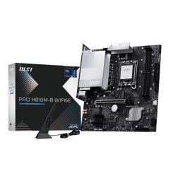 Материнська плата MSI PRO H810M-B WIFI6E (s1851, Intel H810)