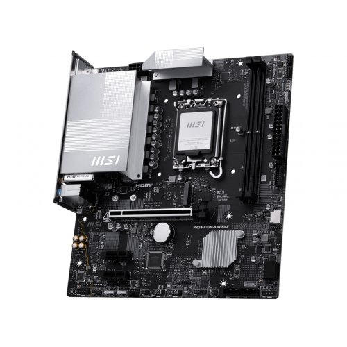 Материнська плата MSI PRO H810M-B WIFI6E (s1851, Intel H810) купити з перевіркою сумісності: огляд, характеристики, ціна у Києві, Львові, Вінниці, Хмельницькому, Івано-Франківську, Україні | інтернет-магазин TELEMART.UA фото