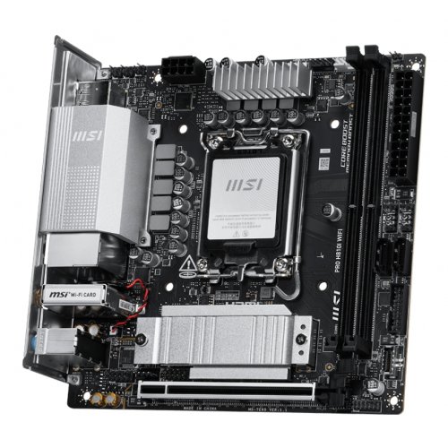Купить Материнская плата MSI PRO H810I WIFI (s1851, Intel H810) с проверкой совместимости: обзор, характеристики, цена в Киеве, Днепре, Одессе, Харькове, Украине | интернет-магазин TELEMART.UA фото