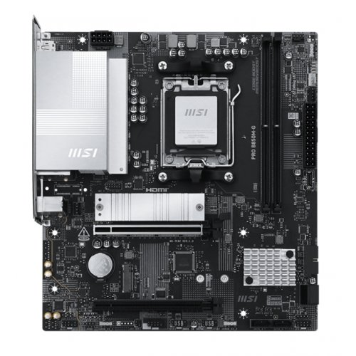 Купить Материнская плата MSI PRO B850M-G (sAM5, AMD B850) с проверкой совместимости: обзор, характеристики, цена в Киеве, Днепре, Одессе, Харькове, Украине | интернет-магазин TELEMART.UA фото