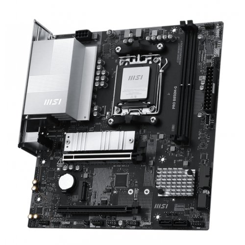 Купить Материнская плата MSI PRO B850M-G (sAM5, AMD B850) с проверкой совместимости: обзор, характеристики, цена в Киеве, Днепре, Одессе, Харькове, Украине | интернет-магазин TELEMART.UA фото
