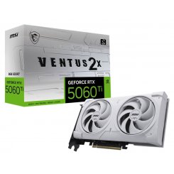 Видеокарта MSI GeForce RTX 5060 Ti VENTUS 2X WHITE PLUS 8192MB (RTX 5060 Ti 8G VENTUS 2X WHITE PLUS)