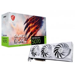 Видеокарта MSI GeForce RTX 5070 GAMING DUKE 3X OC WHITE 12288MB (RTX 5070 12G GAMING DUKE 3X OC WHITE)