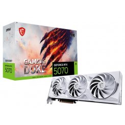 Видеокарта MSI GeForce RTX 5070 GAMING DUKE 3X WHITE 12288MB (RTX 5070 12G GAMING DUKE 3X WHITE)