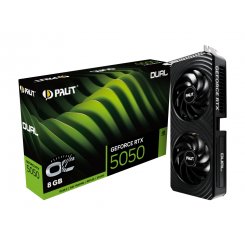 Видеокарта Palit GeForce RTX 5050 Dual OC 8192MB (NE65050S19P1-GB2070D)