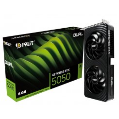 Видеокарта Palit GeForce RTX 5050 Dual 8192MB (NE65050019P1-GB2070D)