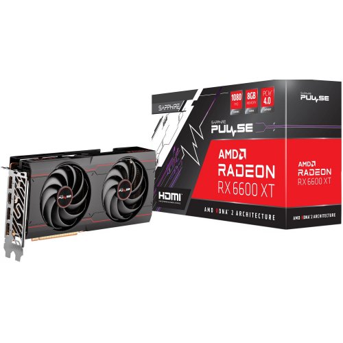 Купить Видеокарта Sapphire Radeon RX 6600 XT PULSE 8192MB (11309-03-20G) (Восстановлено продавцом, 789082) с проверкой совместимости: обзор, характеристики, цена в Киеве, Днепре, Одессе, Харькове, Украине | интернет-магазин TELEMART.UA фото