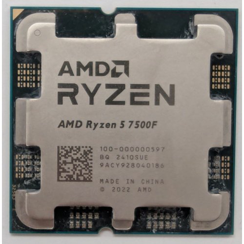 Процесор AMD Ryzen 5 7500F 3.7(5.0)GHz 32MB sAM5 Tray (100-000000597) (Відновлено продавцем, 789111) купити з перевіркою сумісності: огляд, характеристики, ціна у Києві, Львові, Вінниці, Хмельницькому, Івано-Франківську, Україні | інтернет-магазин TELEMART.UA фото