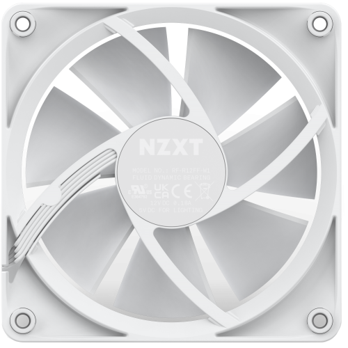 Кулер для корпуса NZXT F120 RGB (RF-R12SF-W1) White (Відновлено продавцем, 789139) купити з перевіркою сумісності: огляд, характеристики, ціна у Києві, Львові, Вінниці, Хмельницькому, Івано-Франківську, Україні | інтернет-магазин TELEMART.UA фото