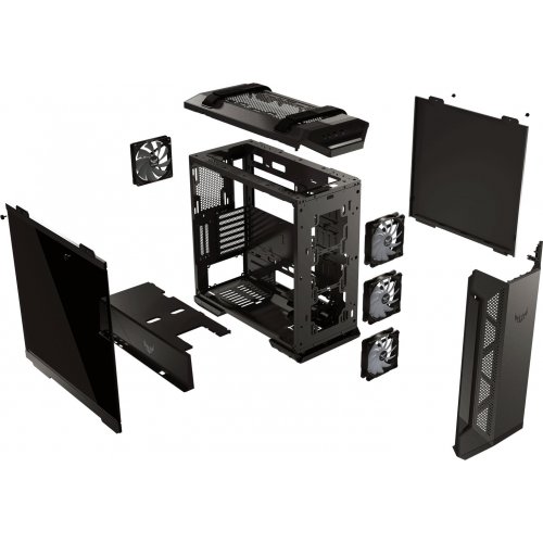Купить Корпус Asus TUF Gaming GT501 RGB без БП (90DC0012-B49000) Black (Восстановлено продавцом, 789147) с проверкой совместимости: обзор, характеристики, цена в Киеве, Днепре, Одессе, Харькове, Украине | интернет-магазин TELEMART.UA фото