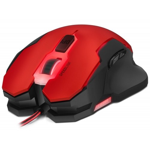 Купить Мышка SPEEDLINK Contus Gaming Mouse (SL-680002-BKRD) Black/Red - цена в Харькове, Киеве, Днепре, Одессе
в интернет-магазине Telemart фото