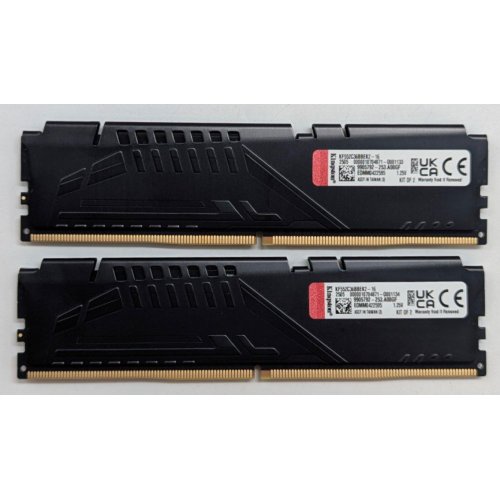 Купить Озу Kingston DDR5 16GB (2x8GB) 5200Mhz FURY Beast (KF552C36BBEK2-16) (Восстановлено продавцом, 789322) с проверкой совместимости: обзор, характеристики, цена в Киеве, Днепре, Одессе, Харькове, Украине | интернет-магазин TELEMART.UA фото