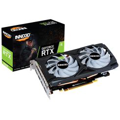 Відеокарта Inno3D GeForce RTX 2060 Twin X2 OC RGB 6144MB (N20602-06D6X-1710VA15LB) (Відновлено продавцем, 789339)