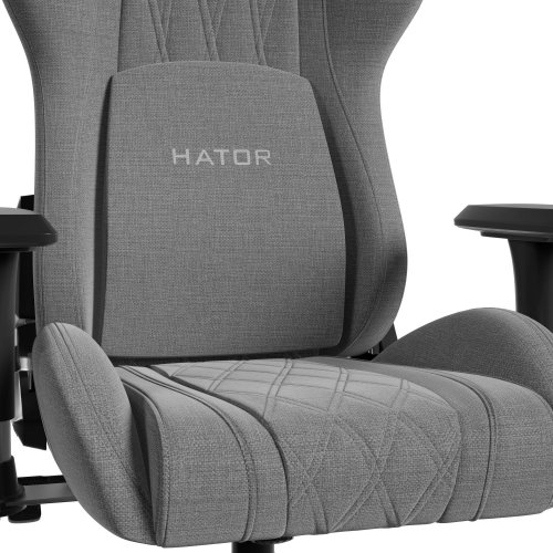 Купити Ігрове крісло HATOR Darkside 3 M Fabric (HTC3016M) Grey - ціна в Києві, Львові, Вінниці, Хмельницькому, Франківську, Україні | інтернет-магазин TELEMART.UA фото