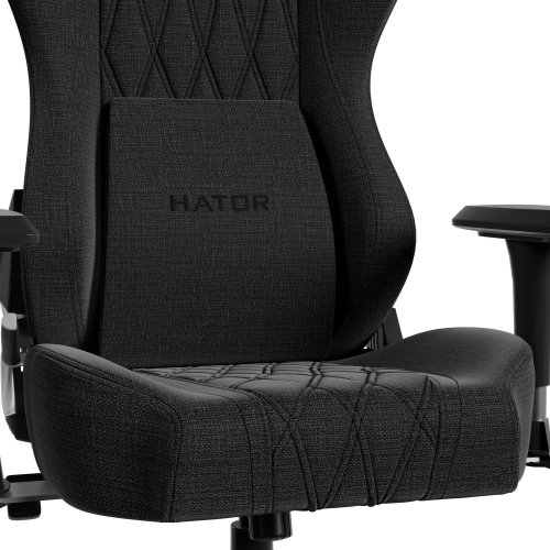 Купити Ігрове крісло HATOR Darkside 3 L Fabric (HTC3010L) Black - ціна в Києві, Львові, Вінниці, Хмельницькому, Франківську, Україні | інтернет-магазин TELEMART.UA фото