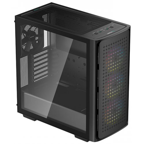 Корпус Deepcool CK560 ARGB Tempered Glass без БЖ (R-CK560-BKAAE4-G-1) Black (Відновлено продавцем, 789353) купити з перевіркою сумісності: огляд, характеристики, ціна у Києві, Львові, Вінниці, Хмельницькому, Івано-Франківську, Україні | інтернет-магазин TELEMART.UA фото