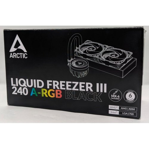 Купить Готовая сво Arctic Liquid Freezer III 240 A-RGB (ACFRE00142A) Black (Восстановлено продавцом, 789374) с проверкой совместимости: обзор, характеристики, цена в Киеве, Днепре, Одессе, Харькове, Украине | интернет-магазин TELEMART.UA фото