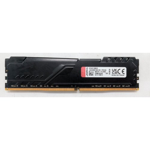 Озп Kingston DDR4 32GB 3200Mhz FURY Beast Black (KF432C16BB/32) (Відновлено продавцем, 789401) купити з перевіркою сумісності: огляд, характеристики, ціна у Києві, Львові, Вінниці, Хмельницькому, Івано-Франківську, Україні | інтернет-магазин TELEMART.UA фото