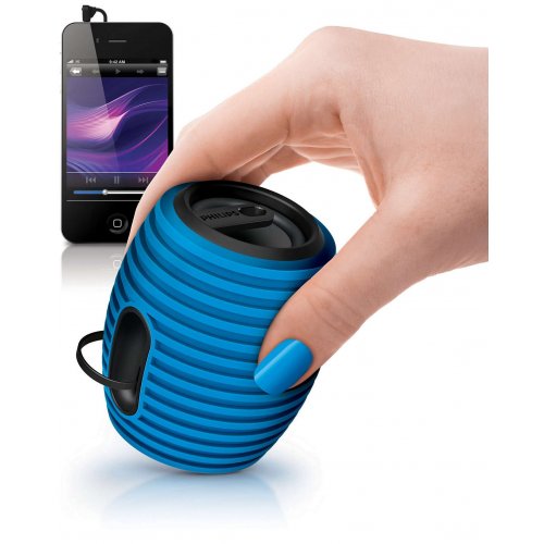 Купити Акустична система Philips SBA3010B SBA3010BLU/00 Blue - ціна в Києві, Львові, Вінниці, Хмельницькому, Франківську, Україні | інтернет-магазин TELEMART.UA фото