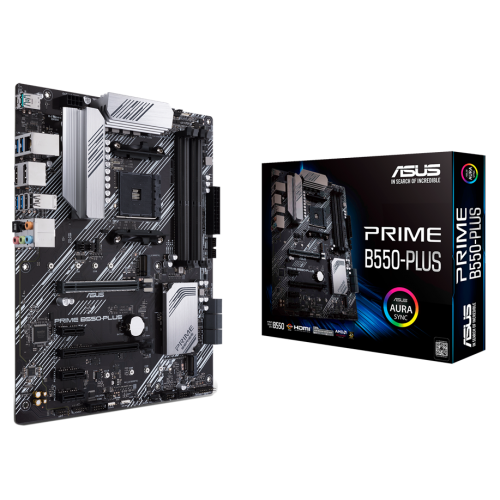 Материнська плата Asus PRIME B550-PLUS (sAM4, AMD B550) (Відновлено продавцем, 789592) купити з перевіркою сумісності: огляд, характеристики, ціна у Києві, Львові, Вінниці, Хмельницькому, Івано-Франківську, Україні | інтернет-магазин TELEMART.UA фото