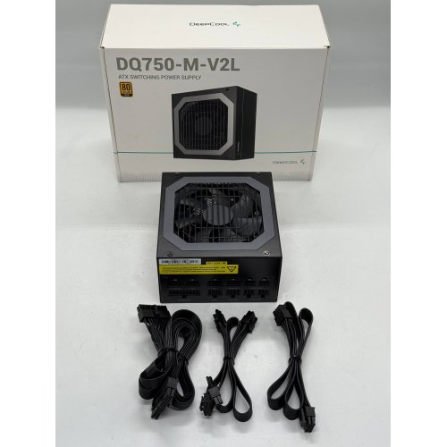 Купить Блок питания Deepcool DQ750-M-V2L 750W (DP-GD-DQ750-M-V2L) Black (Восстановлено продавцом, 789618) с проверкой совместимости: обзор, характеристики, цена в Киеве, Днепре, Одессе, Харькове, Украине | интернет-магазин TELEMART.UA фото