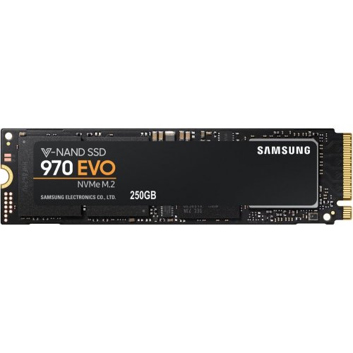 Купить Ssd-диск Samsung 970 EVO V-NAND MLC 250GB M.2 (2280 PCI-E) (MZ-V7E250BW) (Восстановлено продавцом, 789619) с проверкой совместимости: обзор, характеристики, цена в Киеве, Днепре, Одессе, Харькове, Украине | интернет-магазин TELEMART.UA фото